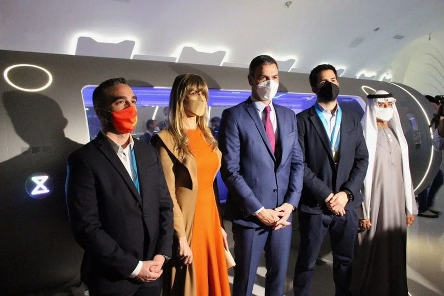 SPAIN’S PRIME MINISTER PEDRO SÁNCHEZ VISITS ZELEROS’ HYPERLOOP VEHICLE DURING “NATIONAL DAY” AT EXPO 2020 DUBAI